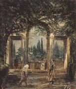 Diego Velazquez La Villa Medicis a Rome (le Pavillon d'Ariane) (df02) oil painting picture wholesale